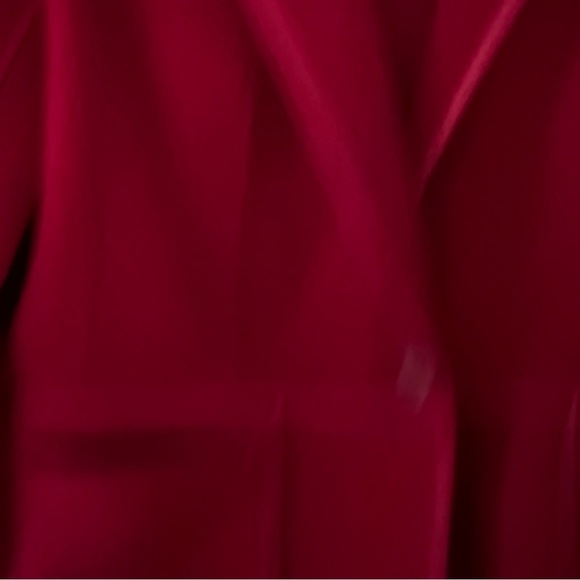 Talbots Red Wool Single Button Satin Lined Blazer size 16 - Picture 5 of 13